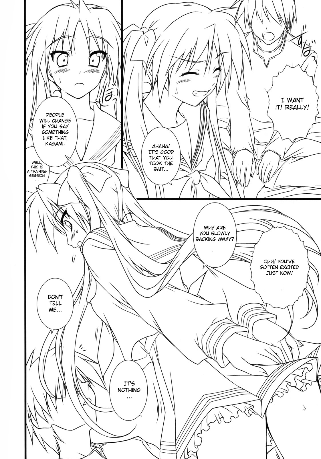 (C75) [Heaven's Gate (安藤智也)] "LOVERS" (らき☆すた) [英訳]