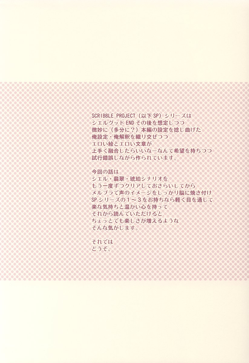(C64) [恋愛漫画家 (鳴瀬ひろふみ)] SCRIBBLE PROJECT -ヒスコハ- (月姫)