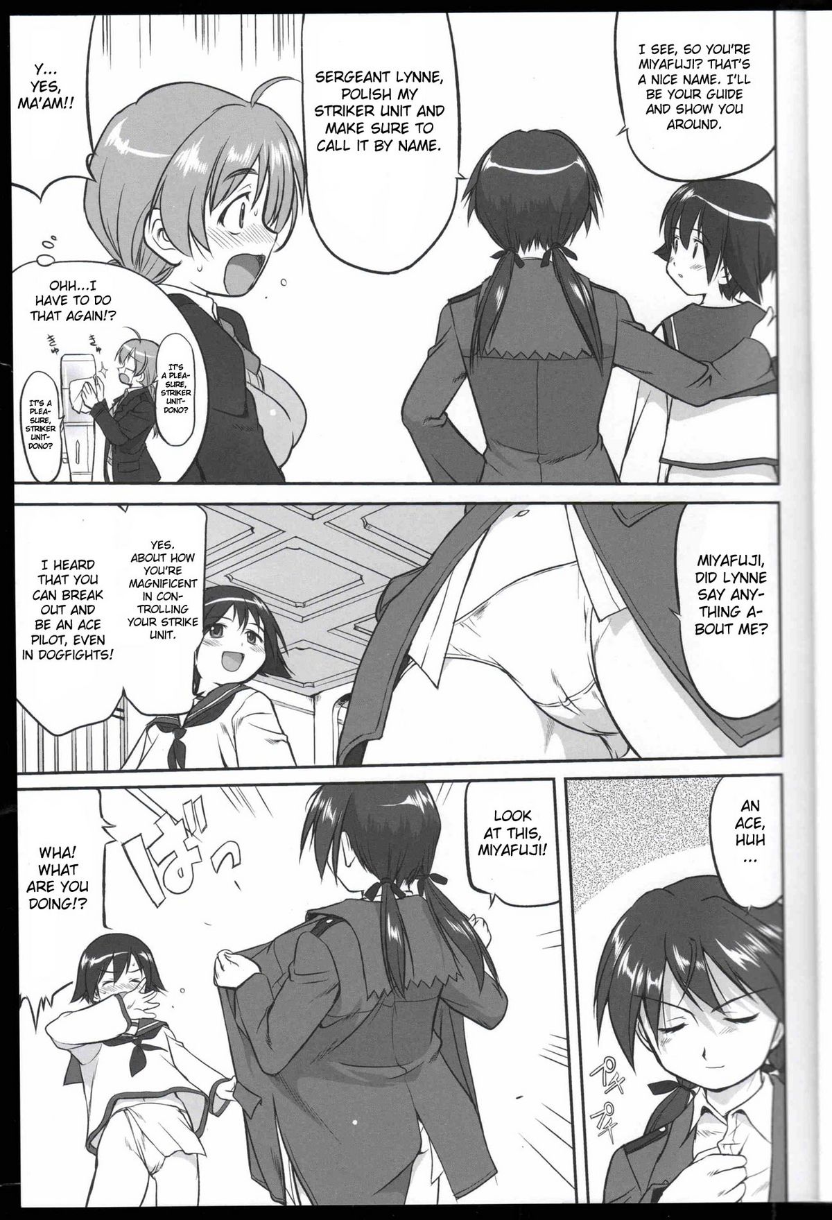 (C75) [蛸壷屋 (TK)] 魔女たちのノーパンツ (ストライクウィッチーズ) [英訳]