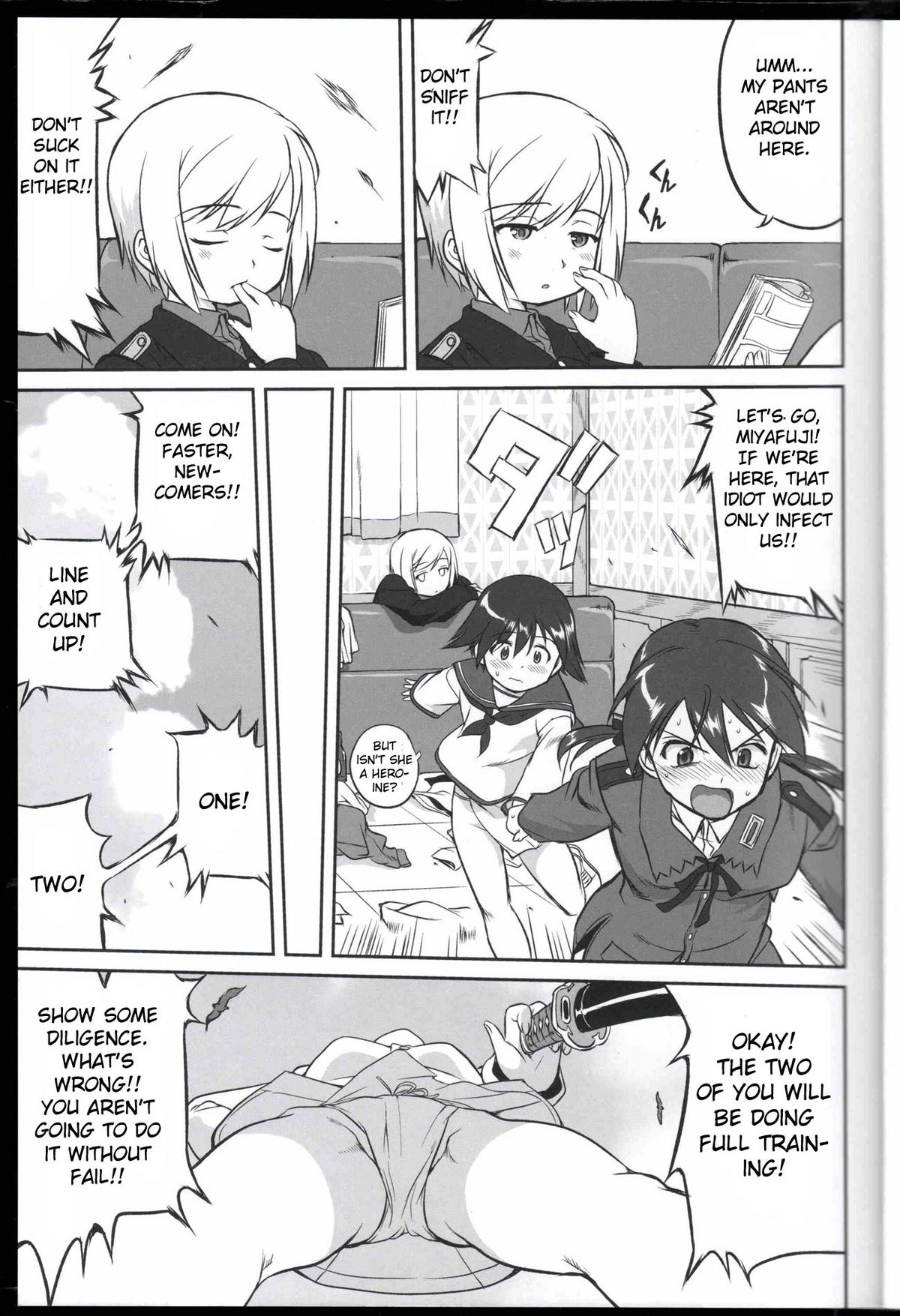 (C75) [蛸壷屋 (TK)] 魔女たちのノーパンツ (ストライクウィッチーズ) [英訳]
