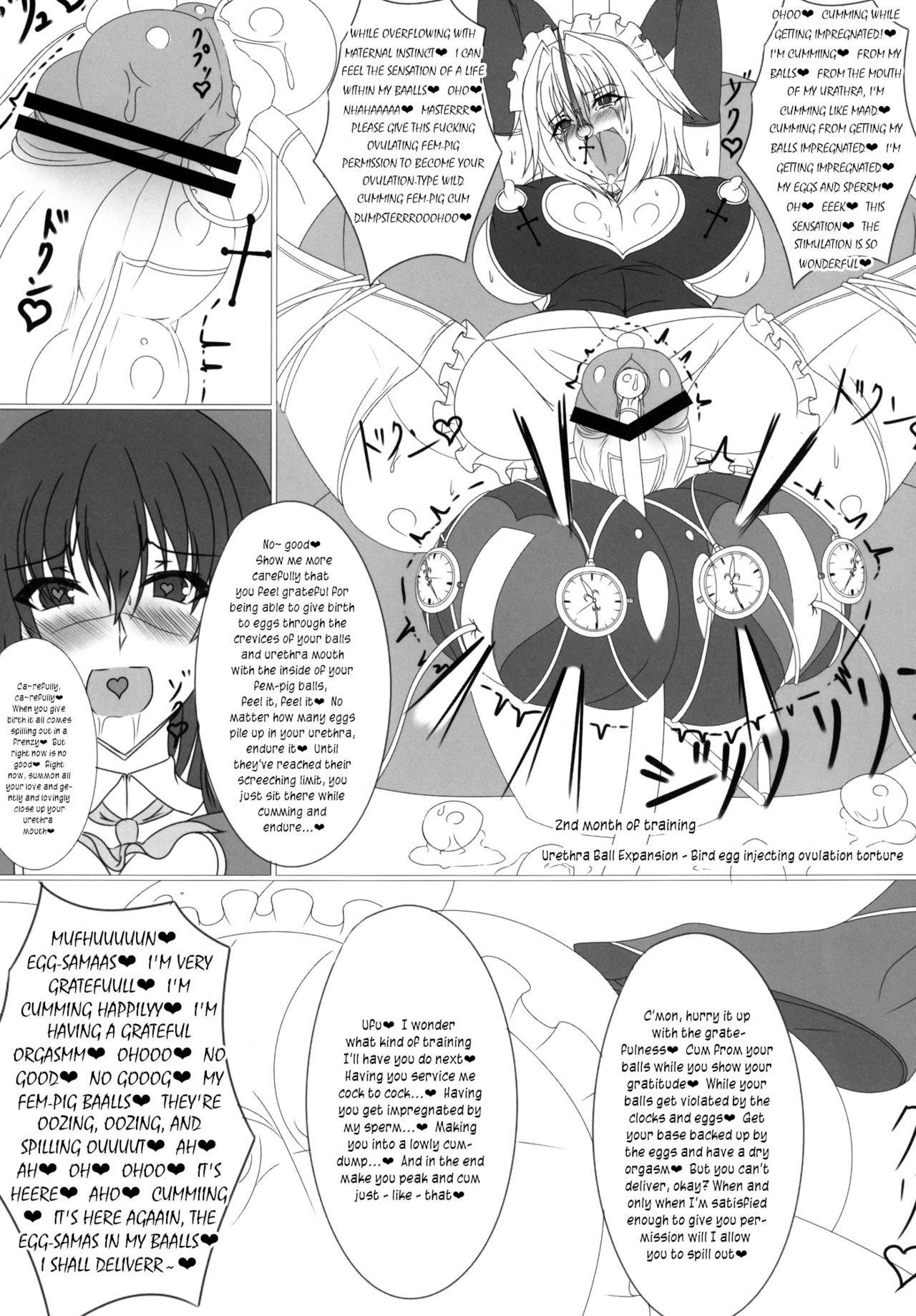 (紅楼夢9) [Stapspats (よろず)] 幻想郷フタナリチンポレスリング合同誌 GFCW Extreme (東方Project) [英訳]