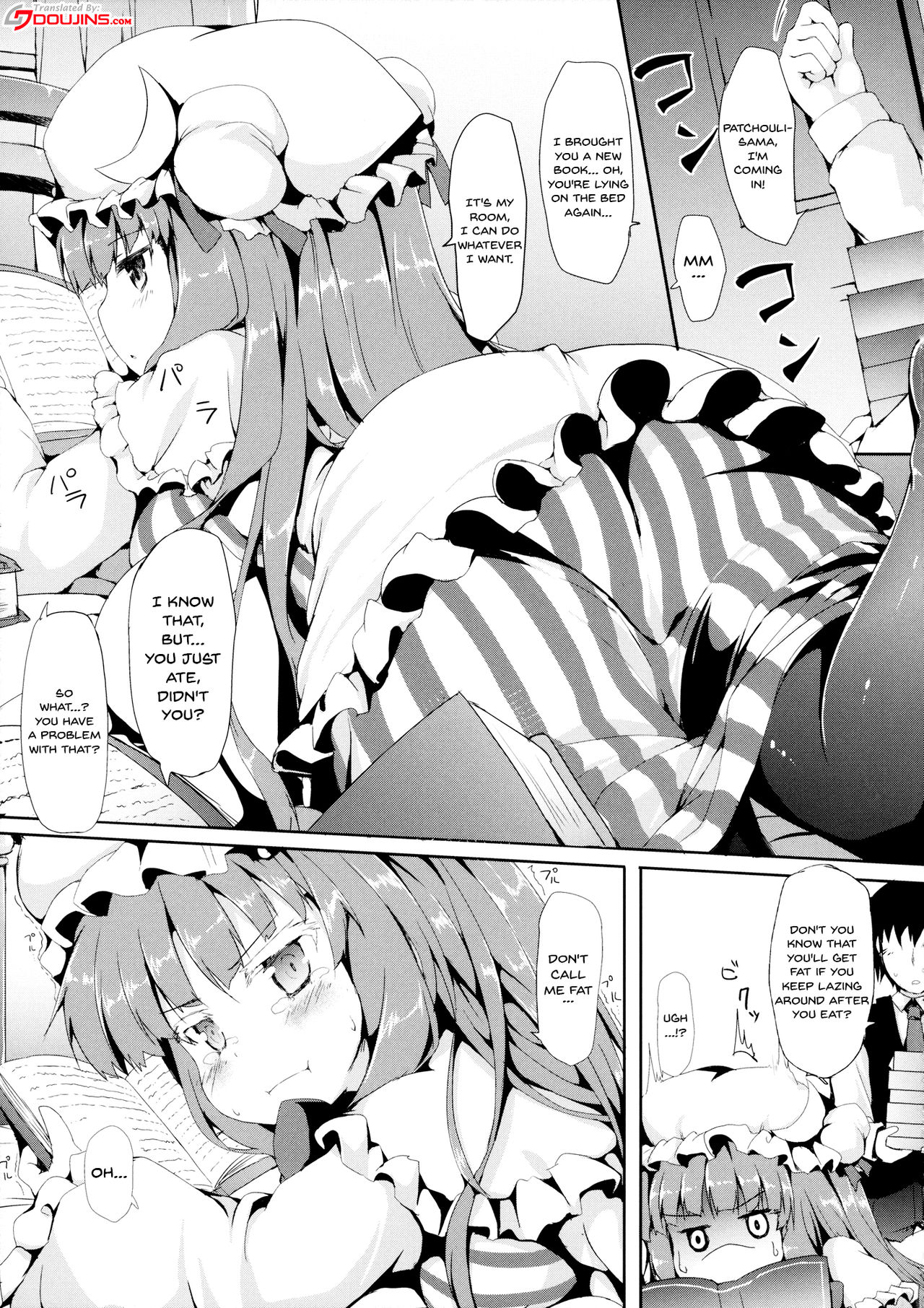 (例大祭14) [ねちょらぽっど (なんぷぅ)] パチェえっち (東方Project) [英訳]