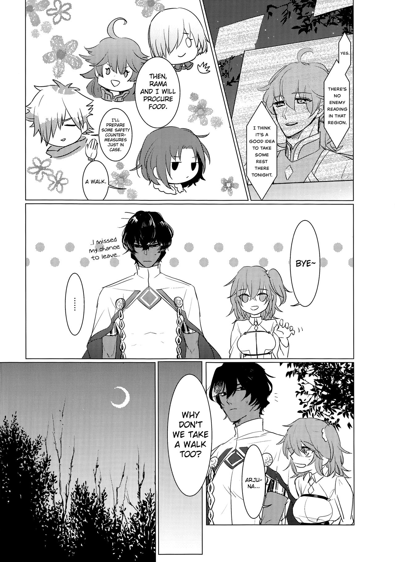 (王の器 Grail Oath) [Fiesole (べっこうめがねぶち子 )] 夜空の星の満天の下 (Fate/Grand Order) [英訳]