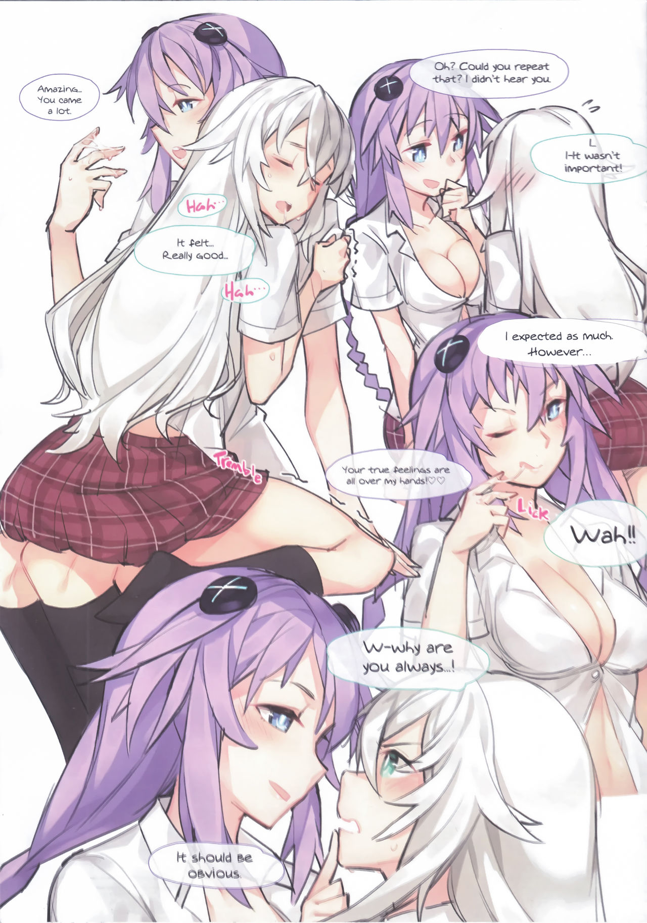 (C92) [Ge-B] Purple X Black (超次元ゲイム ネプテューヌ) [英語]