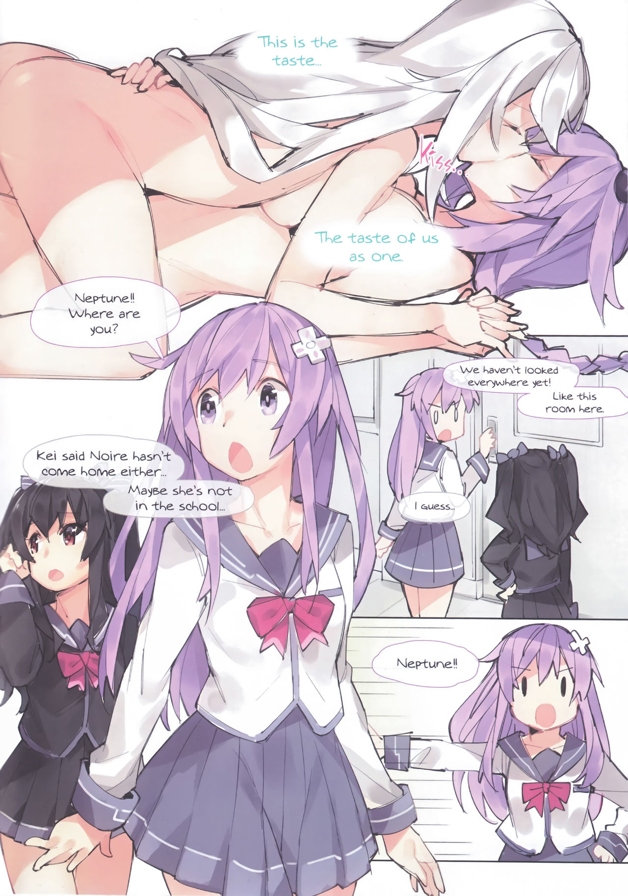 (C92) [Ge-B] Purple X Black (超次元ゲイム ネプテューヌ) [英語]