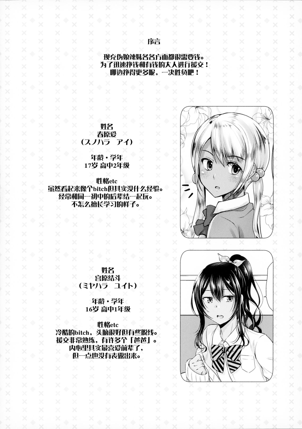 (C93) [有閑high桜、ハニーバニー (ちえこ、こはち)] 金欠女装ギャル サポ待ち中 [中国翻訳]