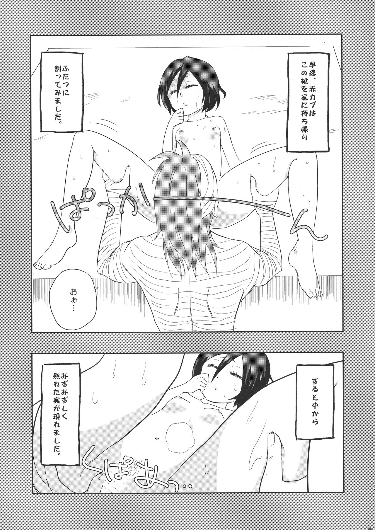 (C84) [のらばく (獏)] 赤カブと桃。 (ブリーチ)