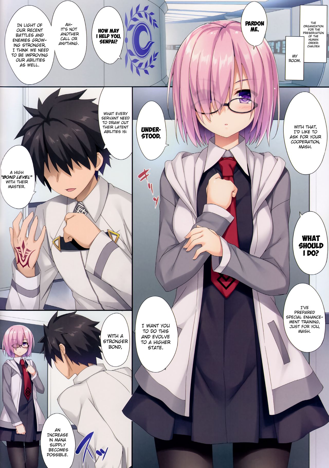 (C92) [おつきみ工房 (秋空もみぢ)] マシュと秘密の特訓 (Fate/Grand Order) [英訳]