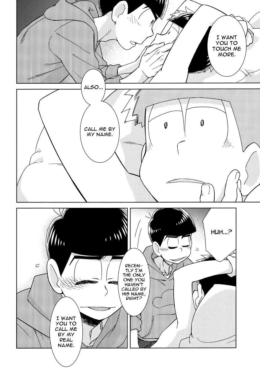 (家宝は寝て松) [daisy (チコッツ)] なまえをよんで、よばないで (おそ松さん) [英訳]