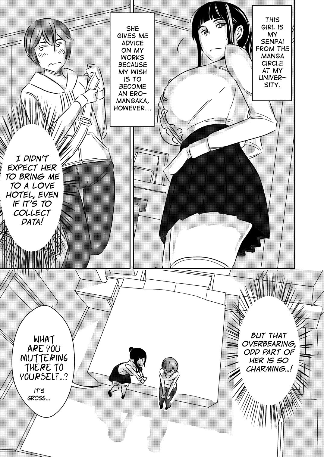 [男の子と女の子 (ササキ サキ)] 憧れの先輩に [英訳]