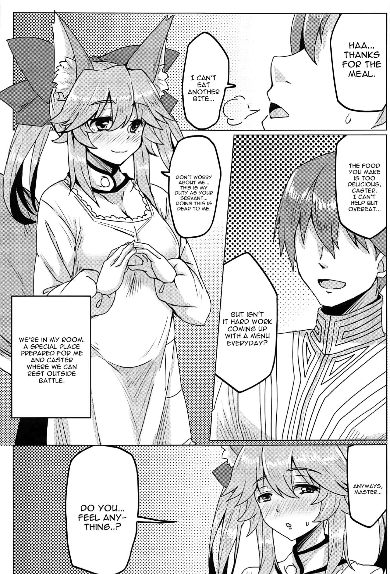 (C91) [SUGAR MAPLE (ゆのどん)] タマモとラブラブマイルーム! (Fate/EXTRA) [英訳]