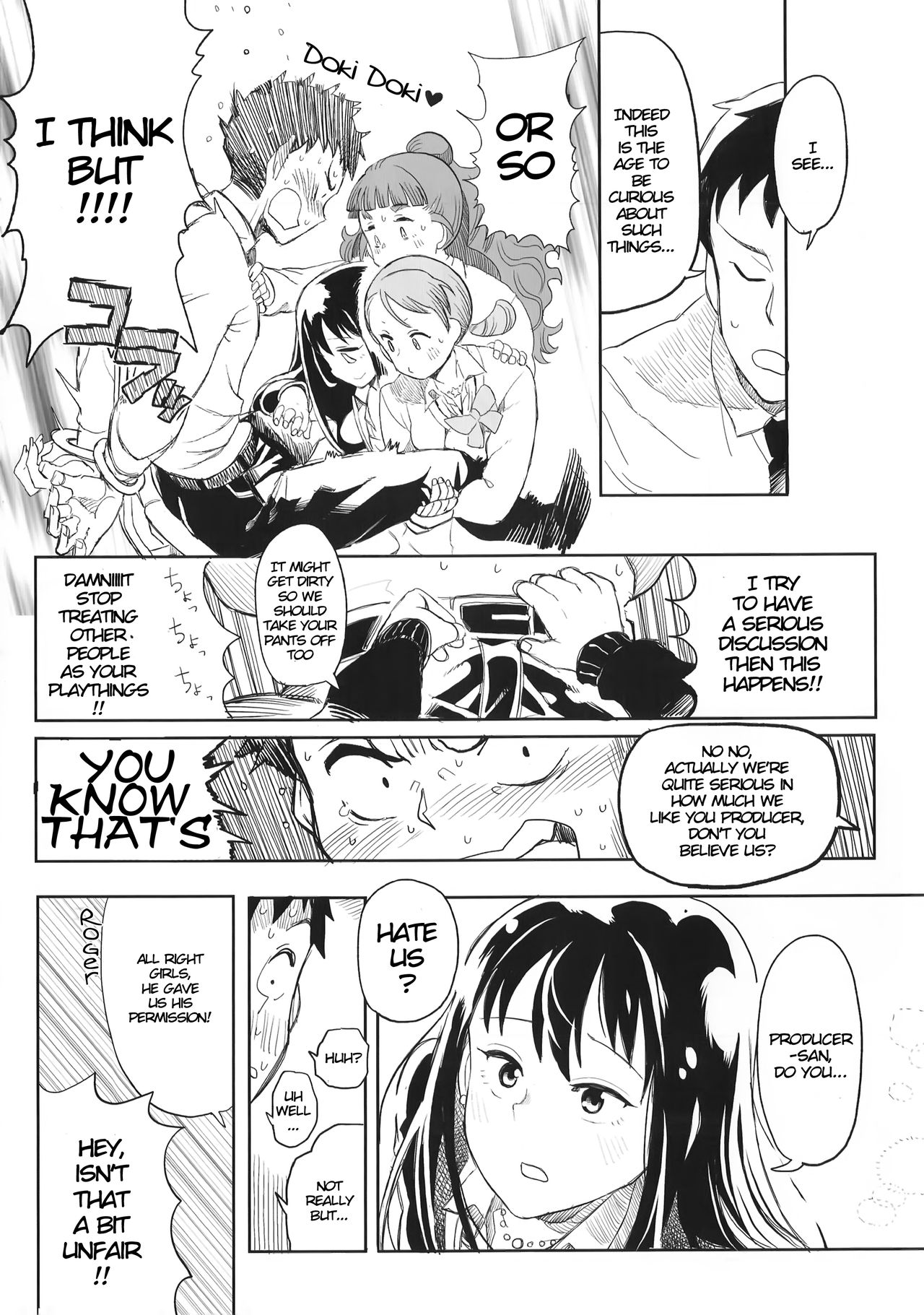 (C86) [らぷらすどっとこむ (肉ネーム)] 凛奈緒加蓮とちょっとえっちなゲームをするだけの本 (アイドルマスター シンデレラガールズ) [英訳]