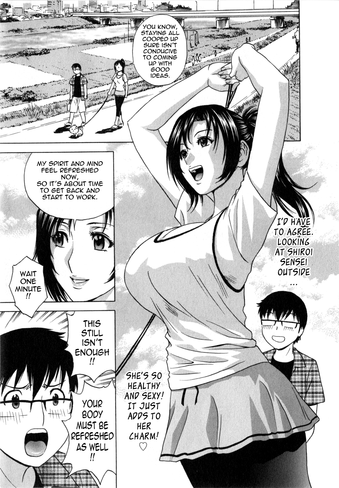 [英丸] まんがのような人妻との日々 -Days with married women such as comics 第1-8話 [英訳]
