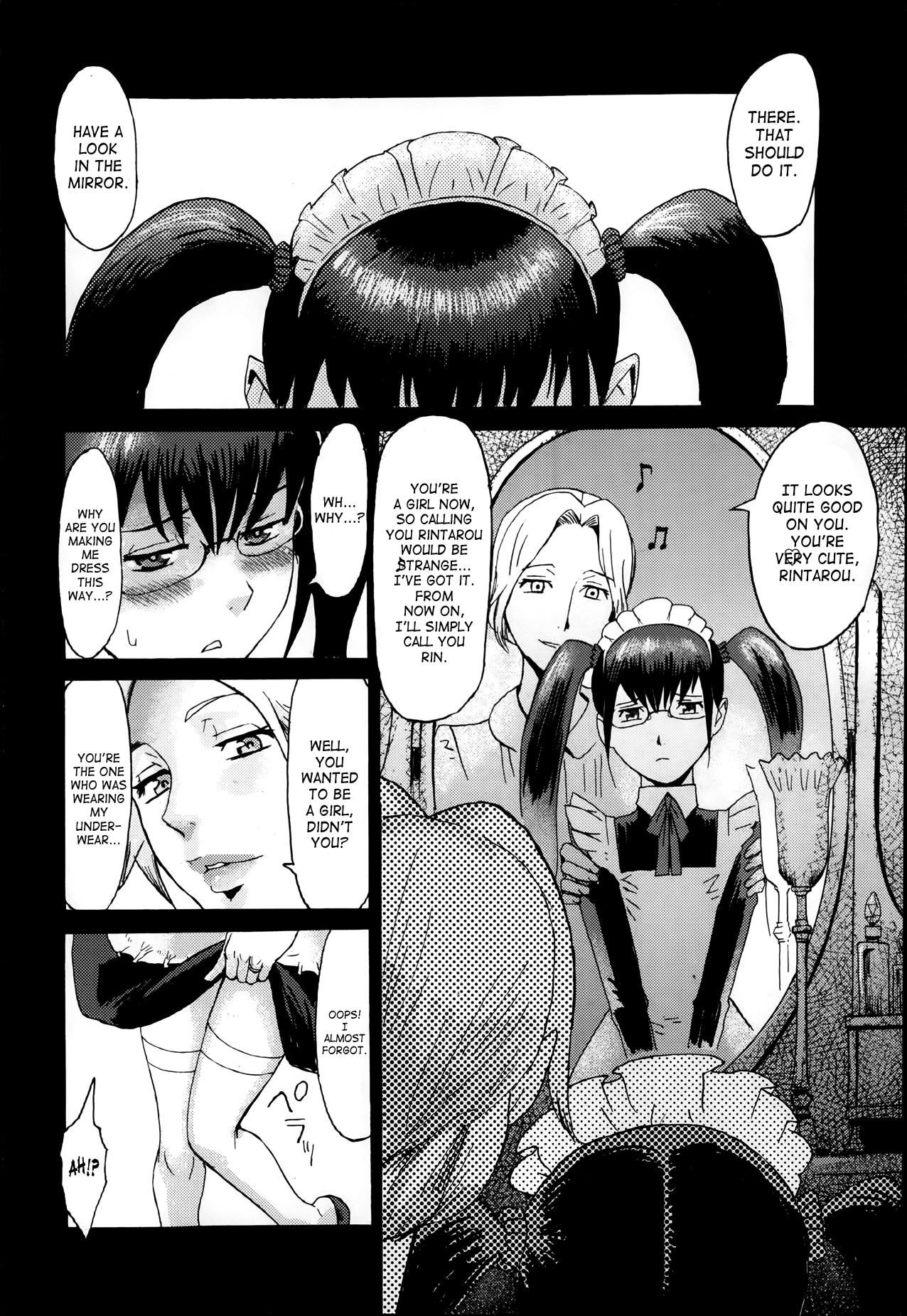 [黒岩瑪瑙] メイドの心得 (漫画ばんがいち 2014年1月号) [英訳]