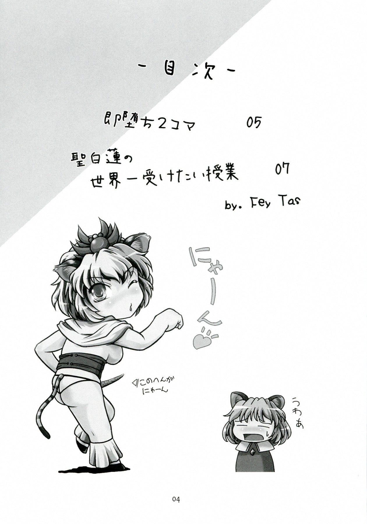 (C78) [石炭袋 (Fey Tas)] 天聖寅 -SAINT TIGER- (東方Project)