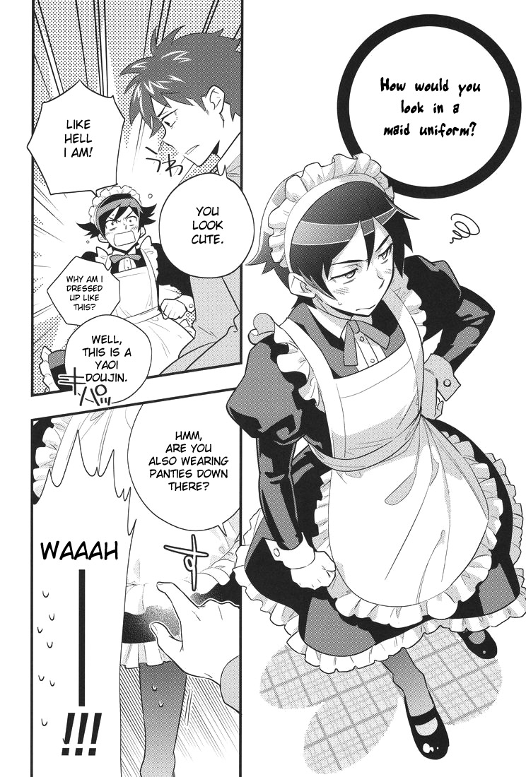[どうもすみません。 (ジャンピング土下座)] 俺を親友がこんなに可愛がるわけがないっ! (俺の妹がこんなに可愛いわけがない) [英訳]