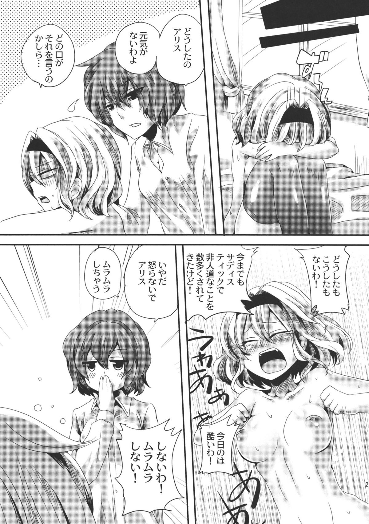 (例大祭8) [DOUMOU (ドウモウ)] 幽香がドSでアリスがMで (東方Project)