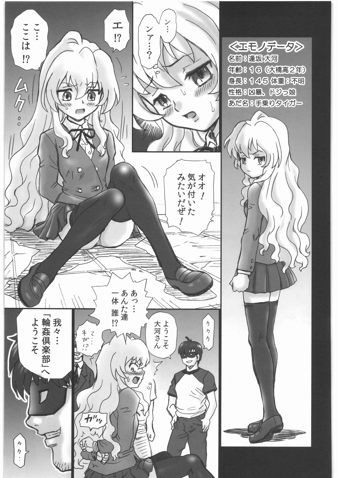 (C76) [RAT TAIL (IRIE YAMAZAKI)] TAIL-MAN TAIGA AISAKA BOOK (とらドラ!)