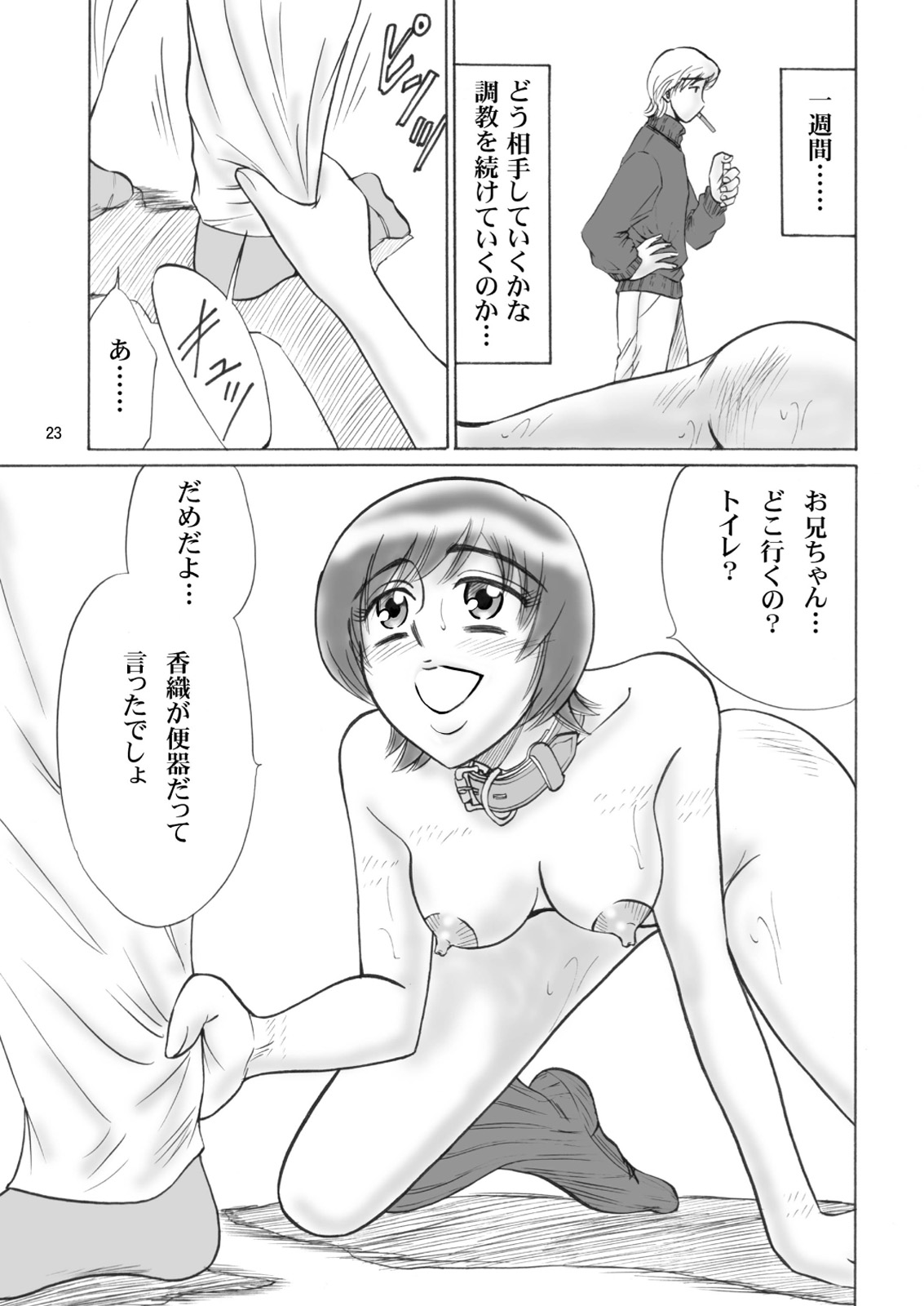 [妄想界の住人は生きている。 (漢弾地)] 兄妹SM物語「7days fuzz」～七日間調教録～前編 [DL版]