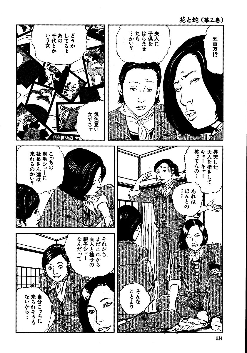 [長田要, 団鬼六] 花と蛇 第三集