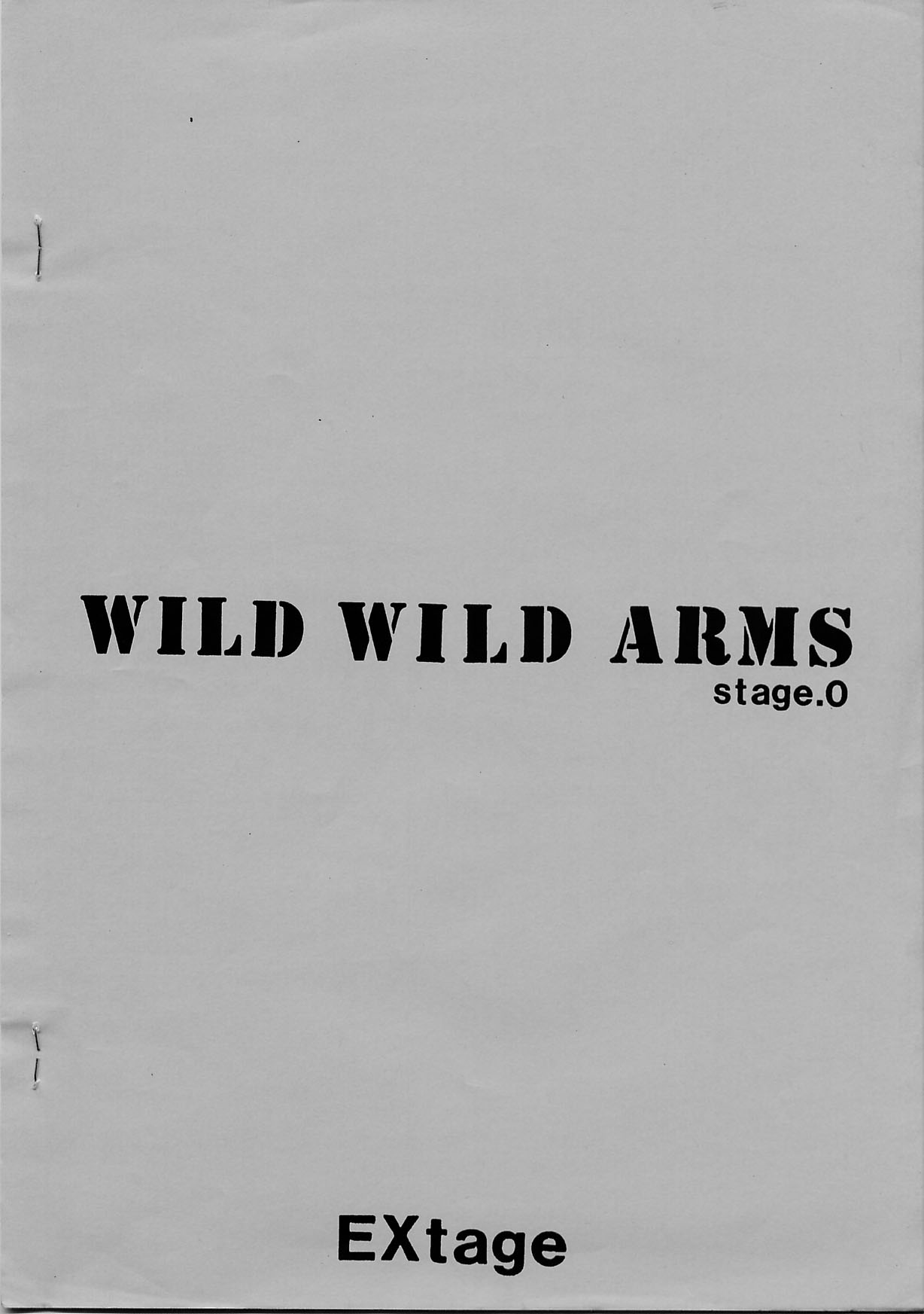 (C57) [EXtage (水上広樹)] Wild Wild Arms Stage.0 (ワイルドアームズ 2)