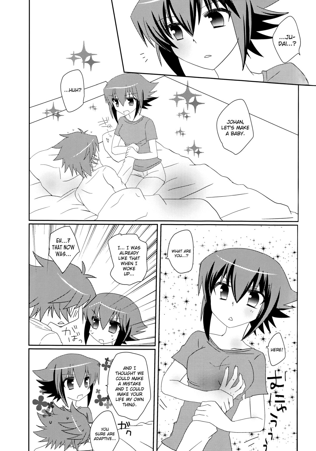 [KPKP (来宮悠飛, おおのさえこ, Zyo)] 十代が女の子になっちまった！(遊☆戯☆王GX) [英訳]