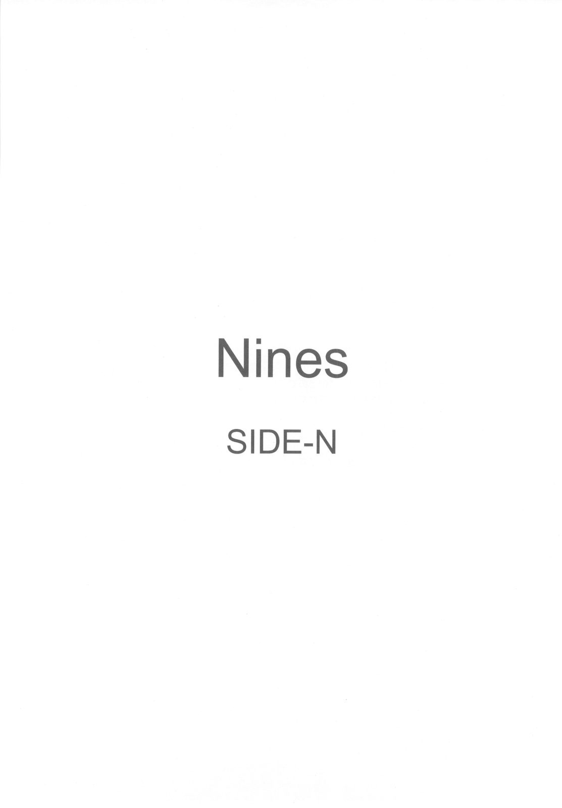 (COMIC1☆4) [鴨川屋 (鴨川たぬき)] Nines SIDE-N (魔法少女リリカルなのは) [英訳]
