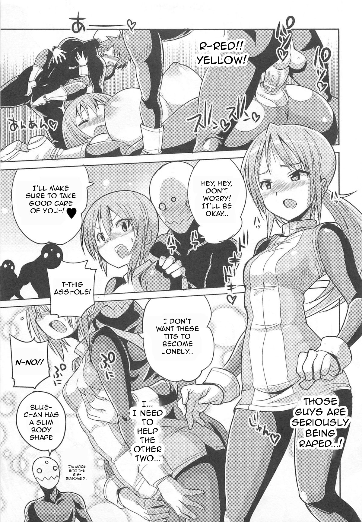 [きつね長官] 超性戦隊バイフォマン (にょたいか！パラダイズ 2) [英訳]