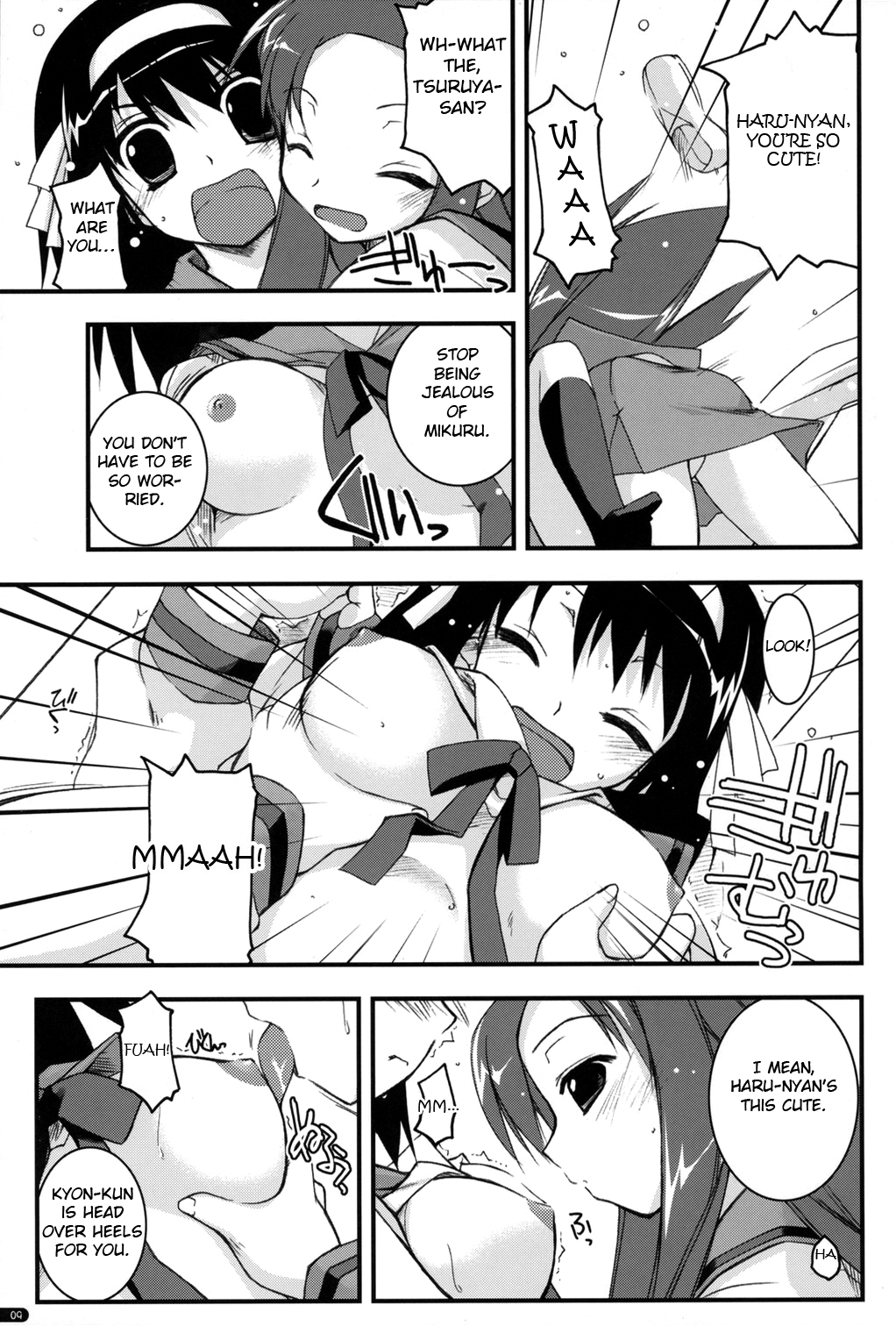 (C70) [行脚堂 (しけー)] feeling happy (涼宮ハルヒの憂鬱) [英訳]