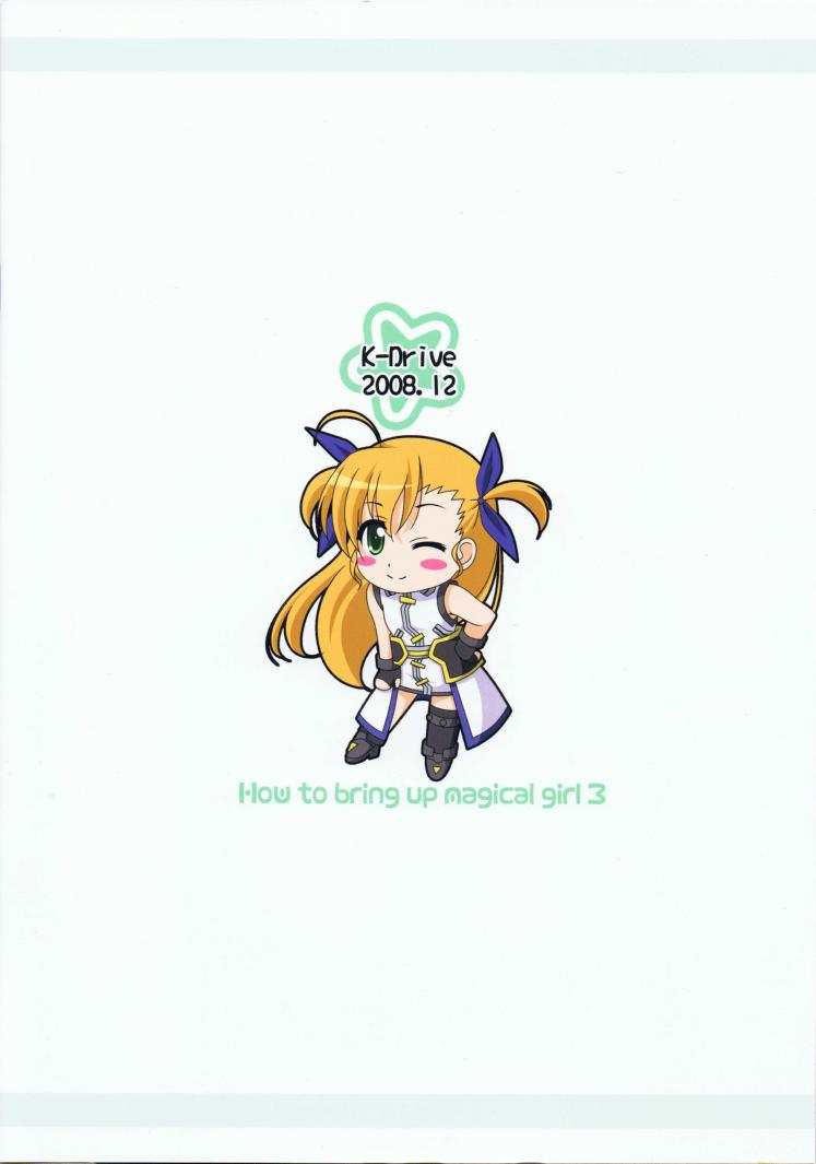 (C75) [K-Drive (鳴滝しん)] 魔法少女の育て方 3 (魔法少女リリカルなのは)