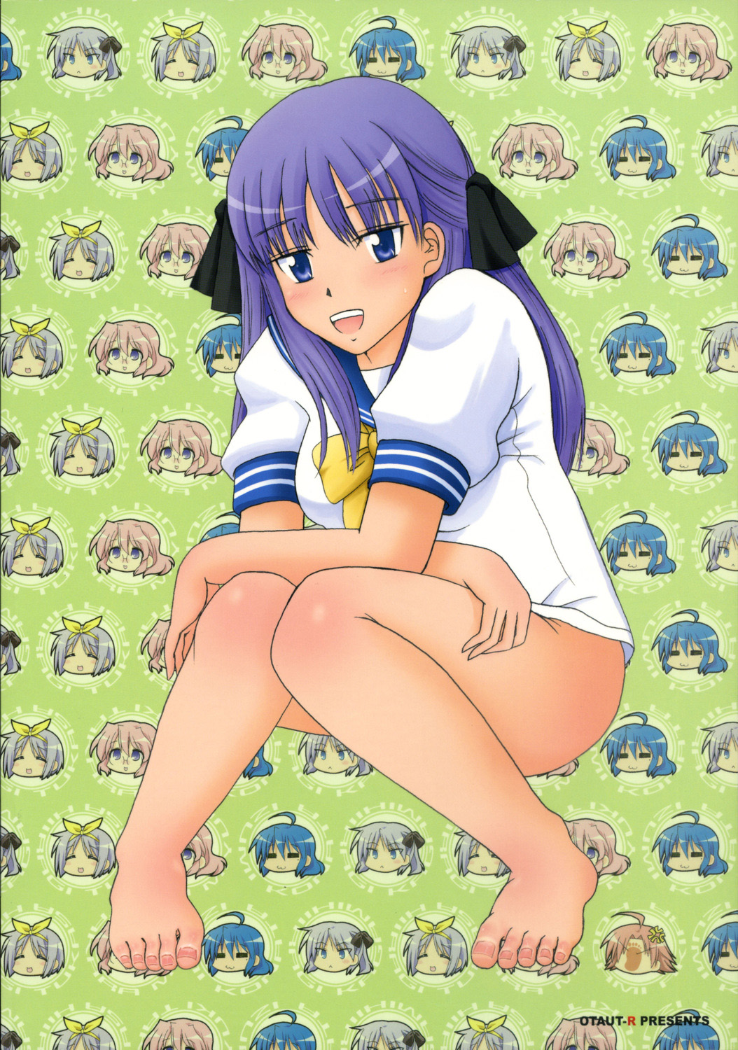 (C72) [おたうT-R (日高空, 皇ハマオ)] かがみの足の裏 (らき☆すた)