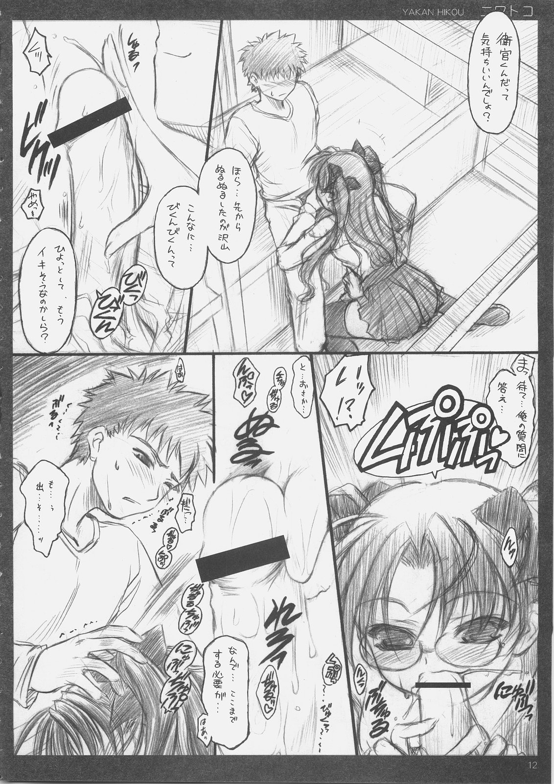 (C69) [夜間飛行 (いのうえとみい)] ニワトコ (Fate/stay night)