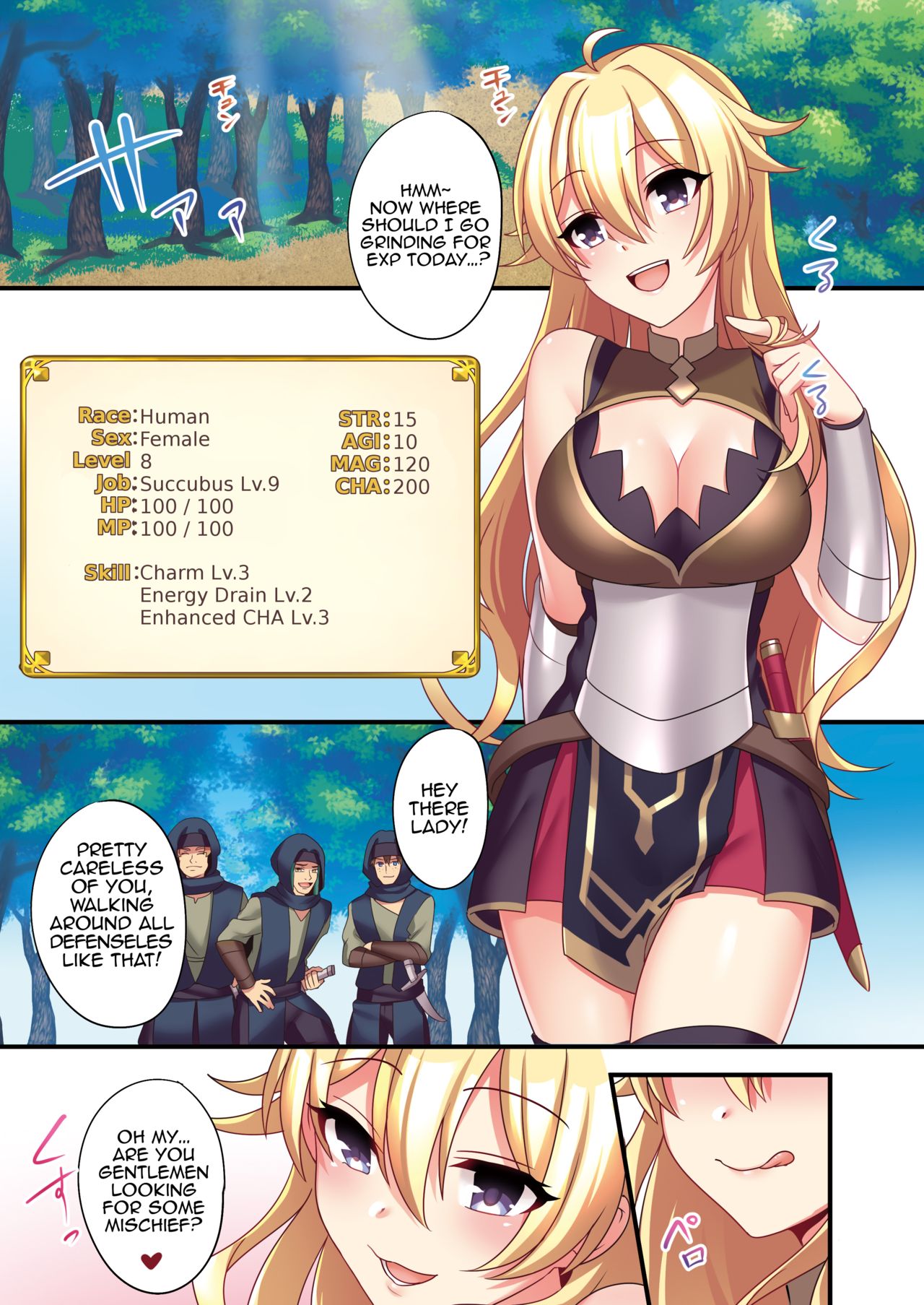 [TSFのF (meito)] サキュバス♀に強制転職させられた俺♂ [英訳] [DL版]