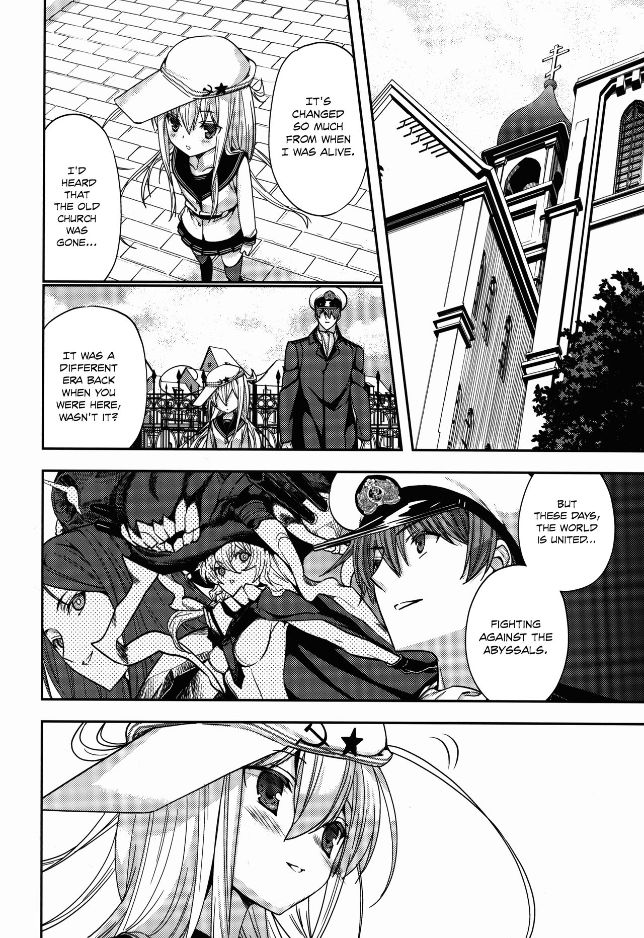 (COMIC1☆8) [恋愛漫画家 (鳴瀬ひろふみ)] 白き異国のヴェールヌイ (艦隊これくしょん -艦これ-) [英訳]