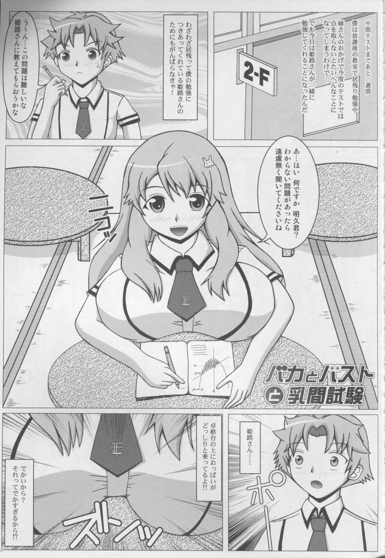 (C78) [SHi's Laboratory (SHINGO)] バカとバストと乳間試験 (バカとテストと召喚獣)