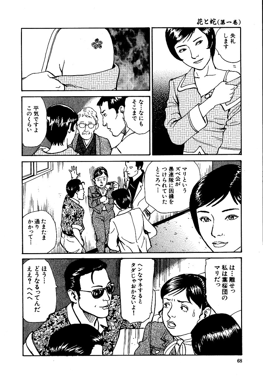 [長田要, 団鬼六] 花と蛇 第一集