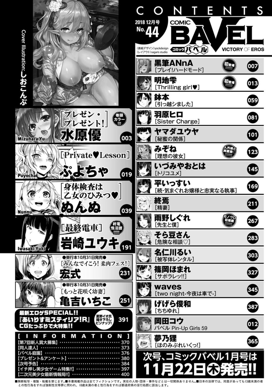 COMIC BAVEL 2018年12月号 [DL版]