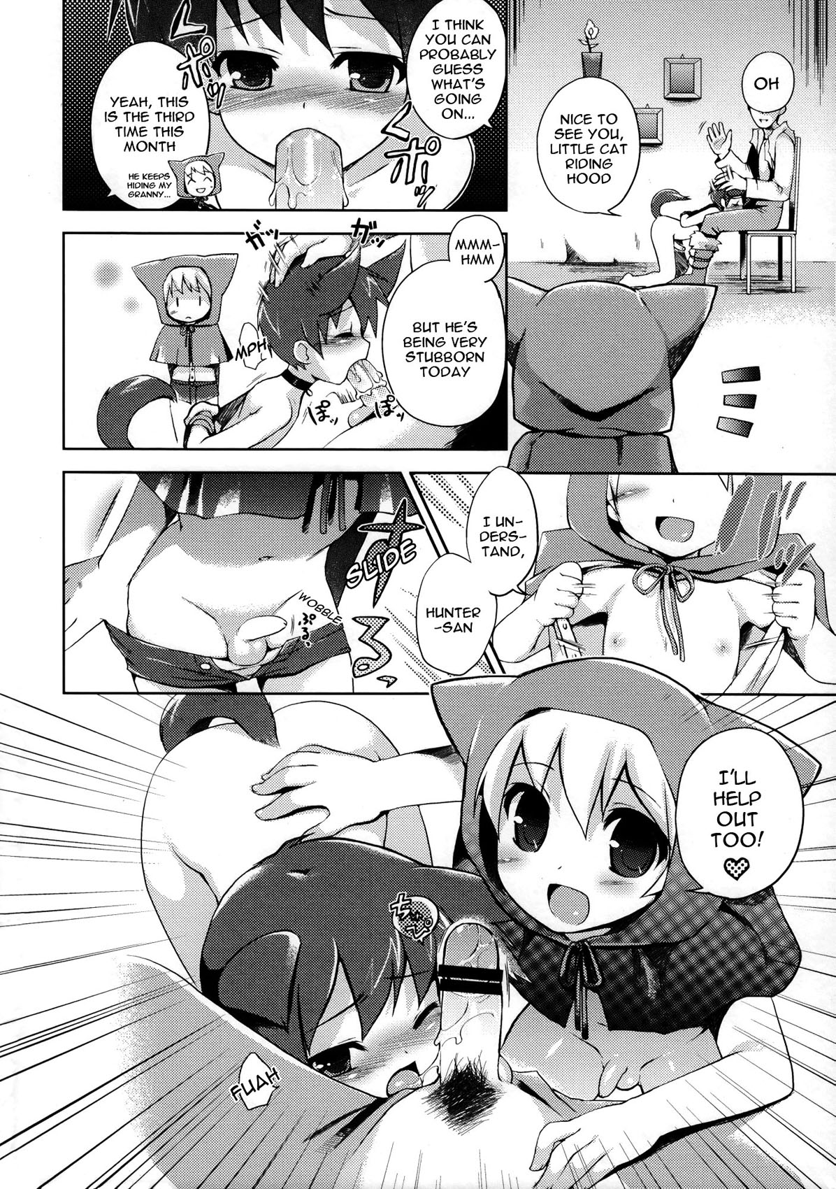 (C75) [ロロロロモ (ネムネム)] ねこずきんくん (少年色図鑑 9 ～お伽子～) [英訳]