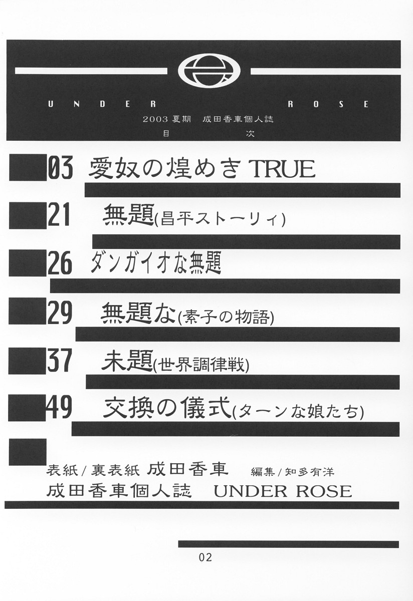 (C64) [AXZ (成田香車)] UNDER ROSE (よろず)