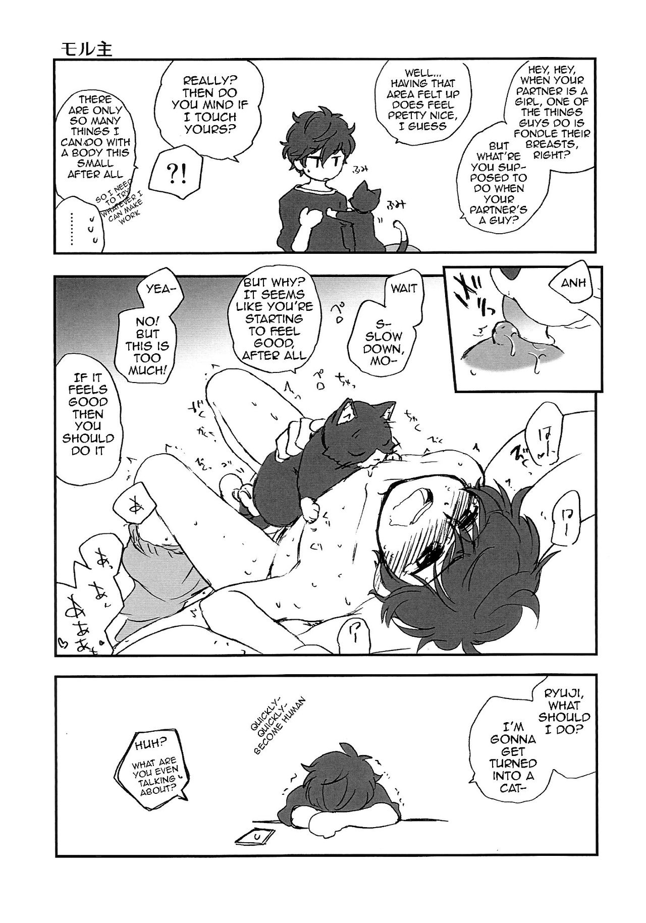 (アナザーコントロール6) [兄貴漢堂 (きりがくれたかや)] 私の彼はハチワレソックス (ペルソナ5) [英訳]