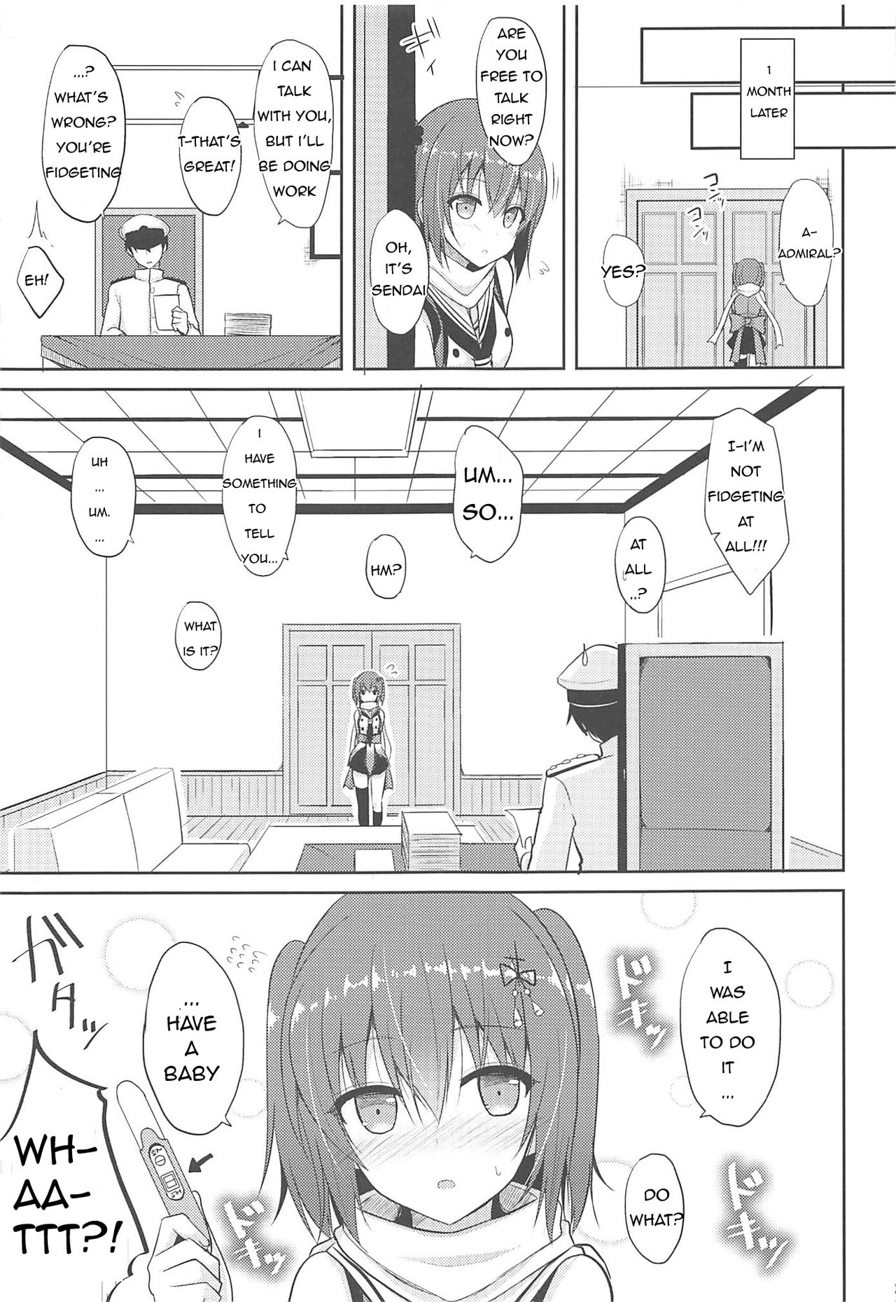 (COMIC1☆11) [ねこのこね (タケユウ)] 川内とHな私生活 (艦隊これくしょん -艦これ-) [英訳]