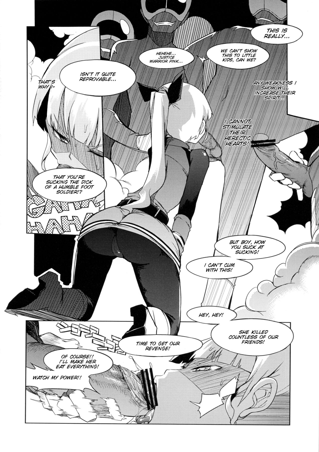 (C84) [Naitou2 (F4U)] the Pink - 特撮ヒロイン掴まえた!!! part A [英訳]