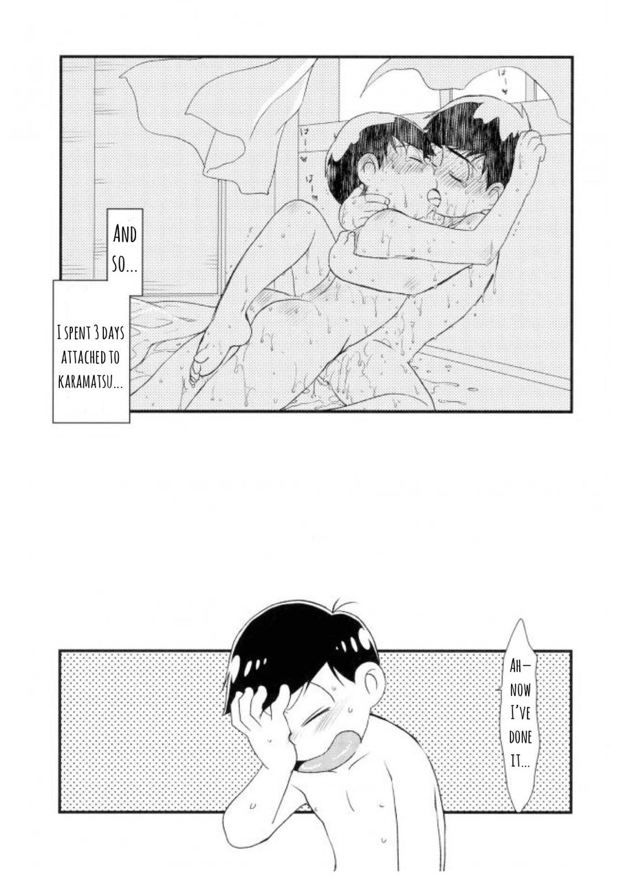 (家宝は寝て松10) [松Cha。 (まっちゃ)] 次男に発情期がやってきたのですが大変なことになっています。 (おそ松さん) [英訳]