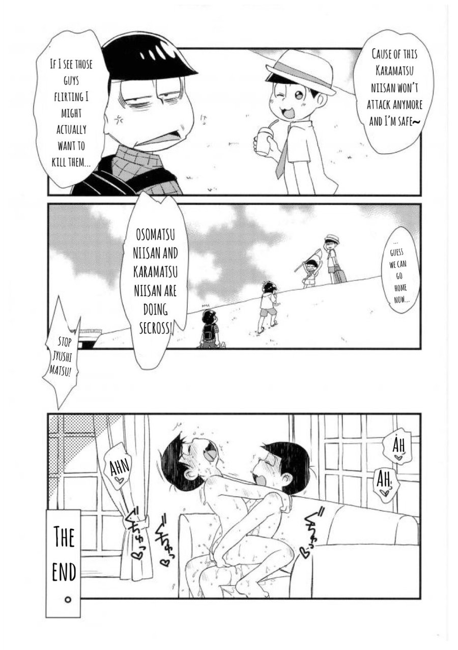 (家宝は寝て松10) [松Cha。 (まっちゃ)] 次男に発情期がやってきたのですが大変なことになっています。 (おそ松さん) [英訳]