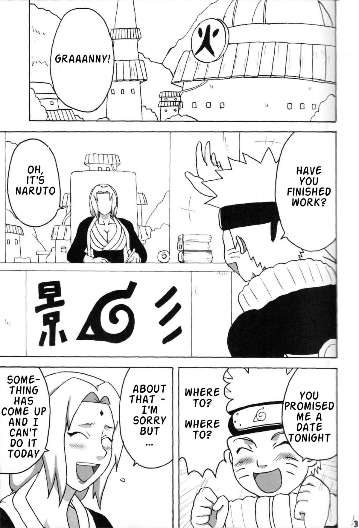 (C73) [NARUHO堂 (なるほど)] 巨乳の忍者 乳影 (NARUTO -ナルト-) [英訳]