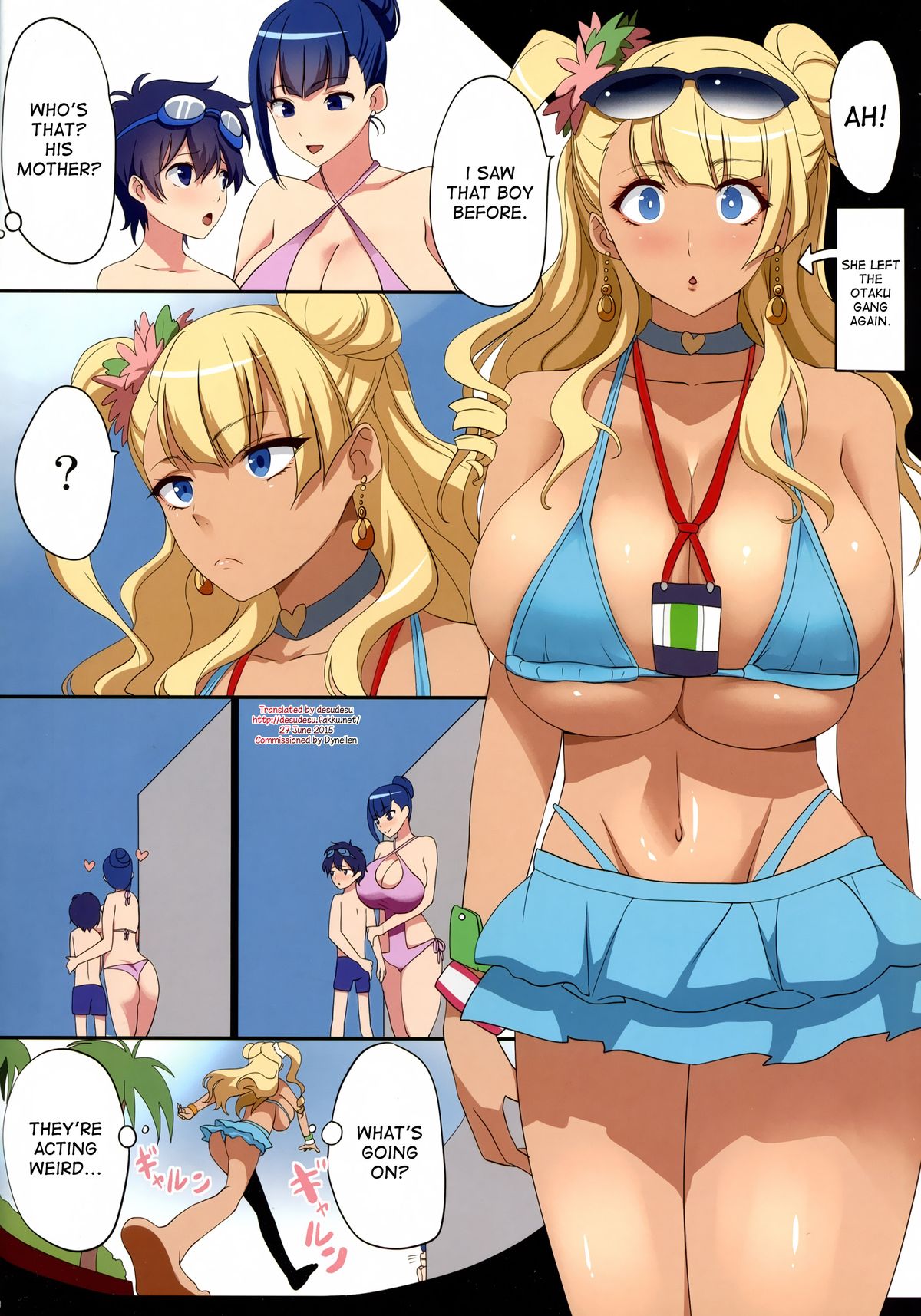 (COMIC1☆9) [Gate of XIII (Kloah)] 巨乳ギャルは可愛い男の子に弱いって本当ですか? (おしえて! ギャル子ちゃん) [英訳]