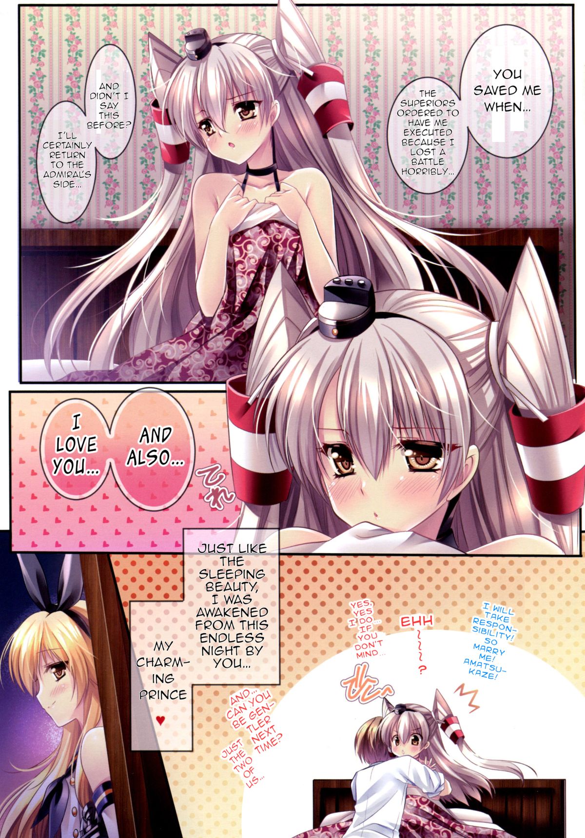(FF24) [Wish +希冀之翼+ (櫻野露)] 眠り姫を目覚める声がチョコのような甘く (艦隊これくしょん -艦これ-) [英訳]