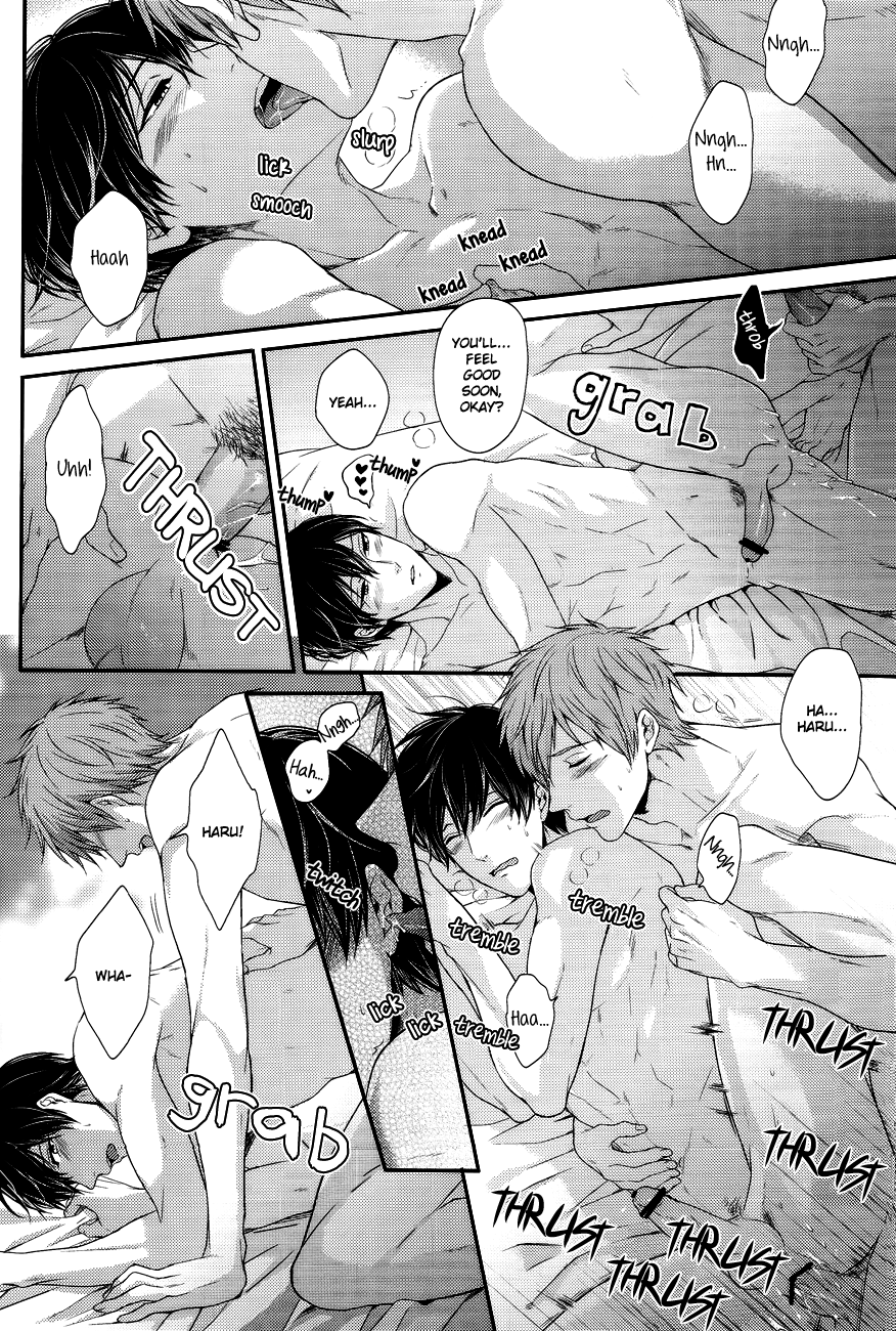 (恋愛自由形!大阪大会) [からあげオブザイヤー (からあげむちお)] ハルちゃんはシたがりヨクバリ (Free!) [英訳]