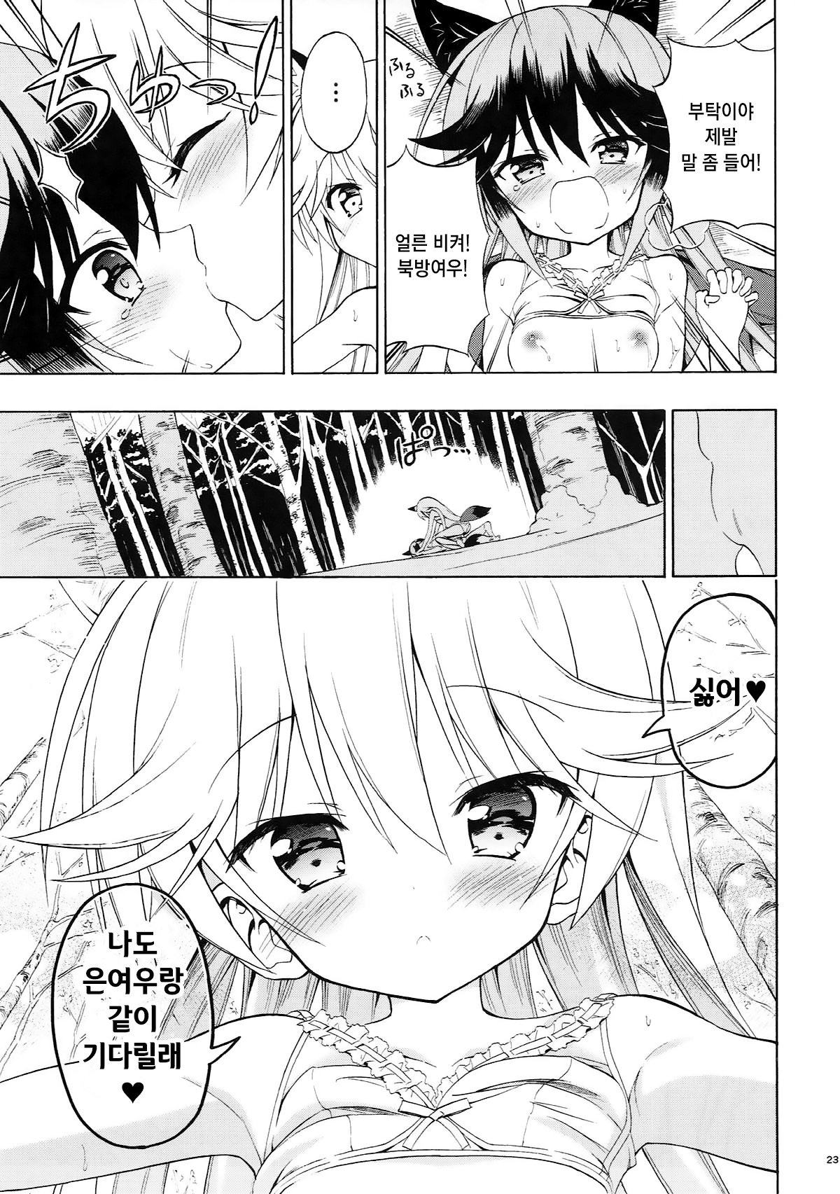 キツネのゆりいり