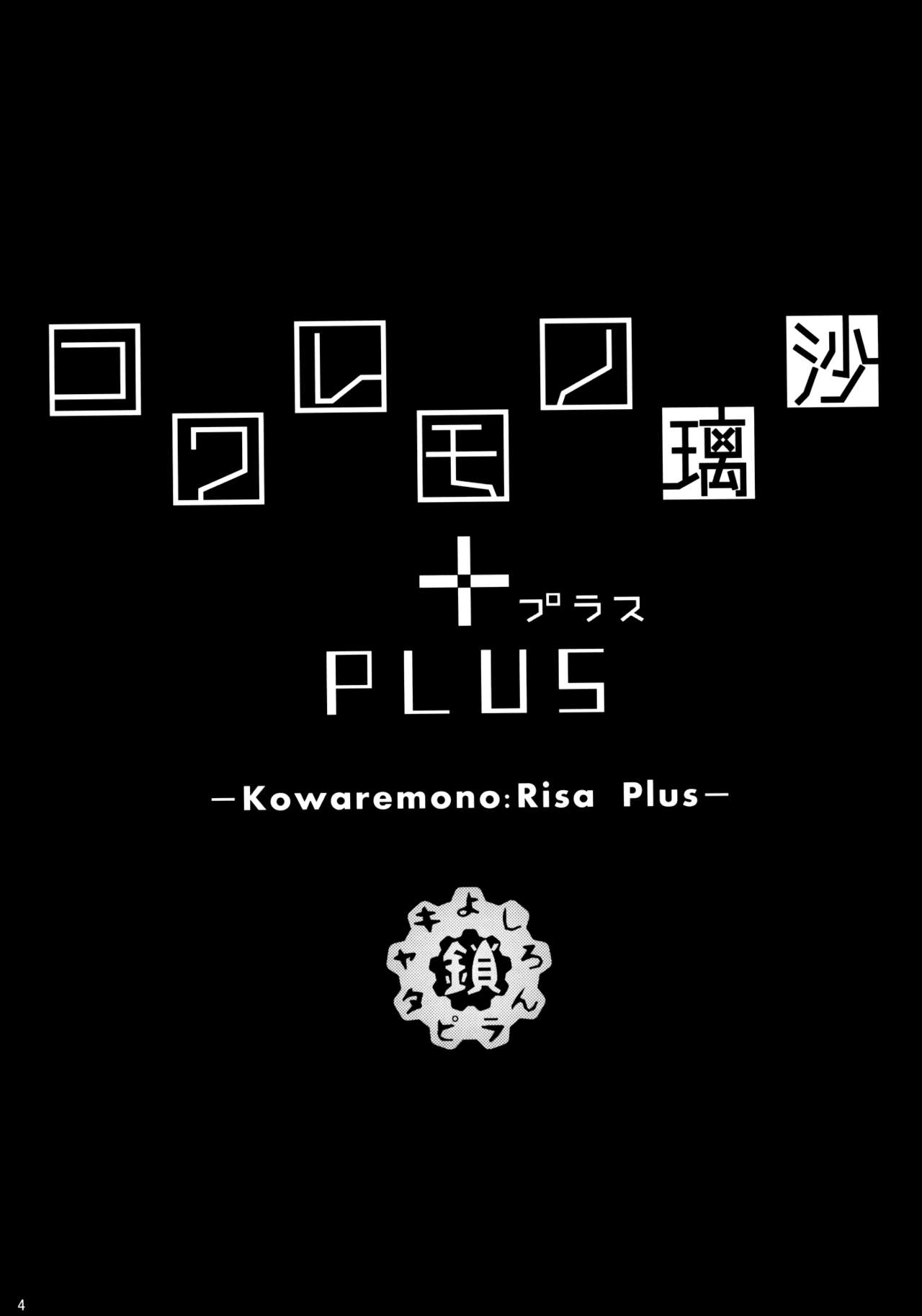 コワレモノ：リサプラス+紙